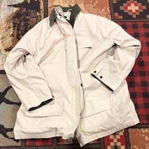 Vintage LL Bean flannel lined barn primaloft chore coat